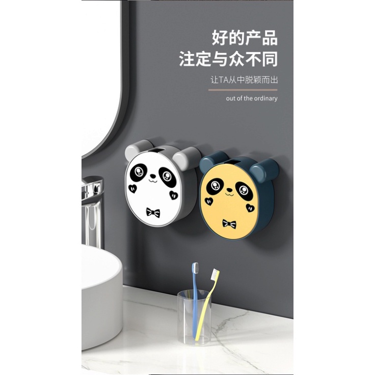 Hộp Đựng Xà Phòng Dán Tường Hình Gấu Trúc - Kệ Đựng Xà Bông