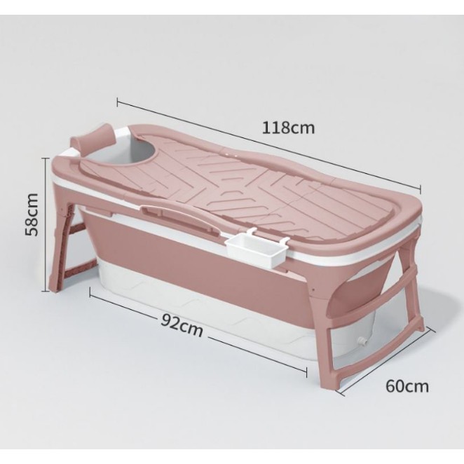 Bồn tắm silicon gấp gọn dùng cho cả người lớn và trẻ nhỏ mẫu cao cấp