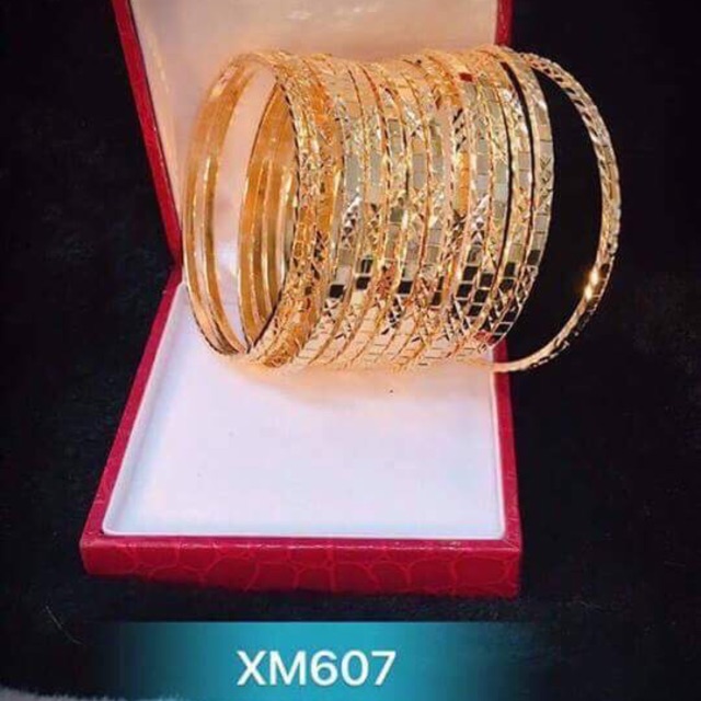 Vòng tay ximen mạ vàng 18k