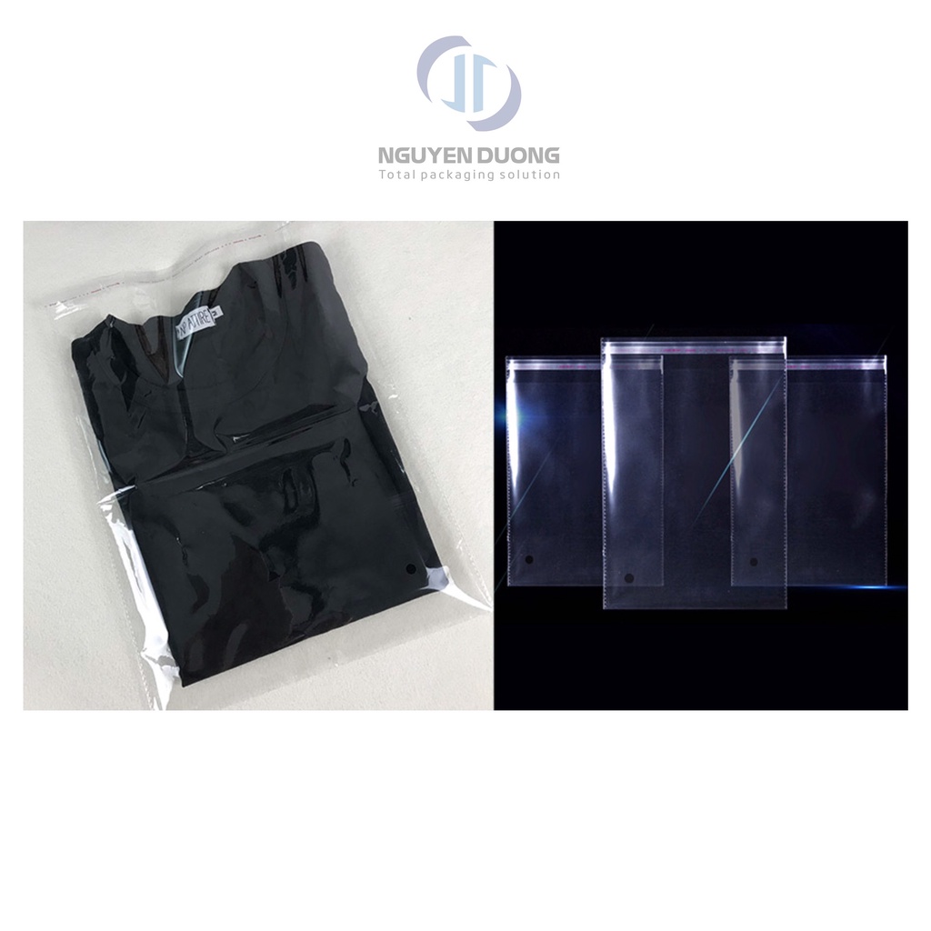 (10kg) Túi Dán Miệng OPP Kích Thước 18-45cm