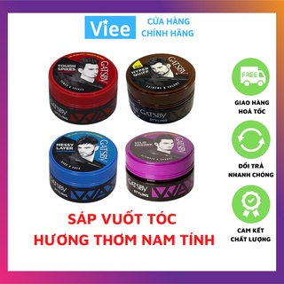 Sáp vuốt tóc nam Gatsby wax tạo kiểu nhật bản 75g chính hãng