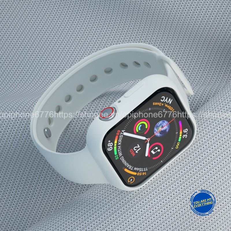 Dây đeo và ốp bảo vệ mặt đồng hồ Apple Watch kích thước 41mm/42mm/44mm/45mm