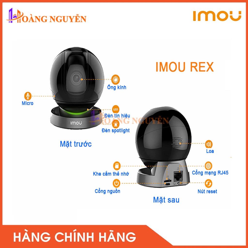 [NHÀ PHÂN PHỐI] Camera IP không dây 4.0 Megapixel DAHUA IPC-A46LP IMOU.