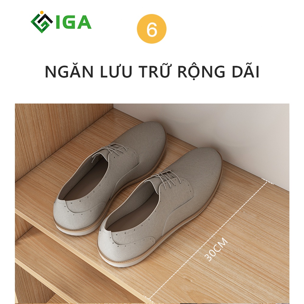 Tủ giày đa năng 3 tầng kết hợp kệ sách tiết kiệm không gian - gp160