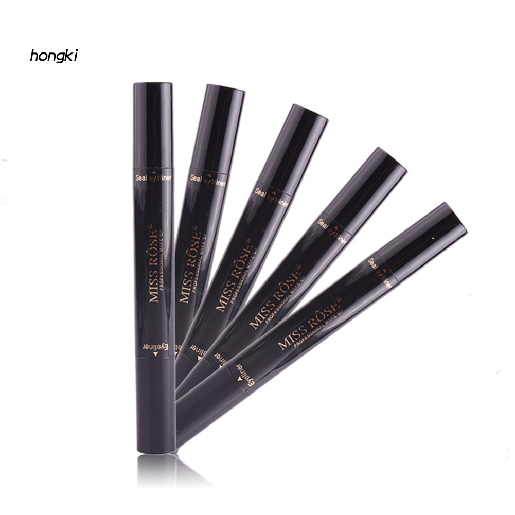 Bút kẻ mắt dạng lỏng hai đầu có đầu tem in hình đuôi mắt trang điểm cho nữ
 | BigBuy360 - bigbuy360.vn