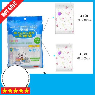 BỘ 8 TÚI HÚT CHÂN KHÔNG ( TẶNG KÈM BƠM )