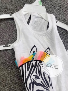 Set 2 áo 3 lỗ ngựa vằn