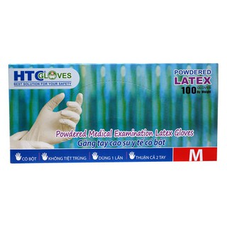 Găng Tay Y Tế Latex Có Bột