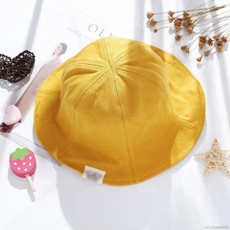 Mũ xô in họa tiết cho bé gái