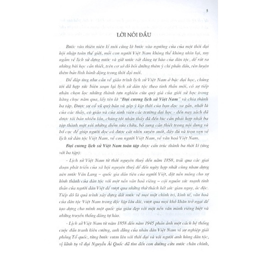 Sách - Đại Cương Lịch Sử Việt Nam Toàn Tập (DN)