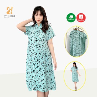 Đầm bầu / váy bầu / đầm bầu đẹp dự tiệc công sở / váy bầu suông đẹp 2MAMA V13