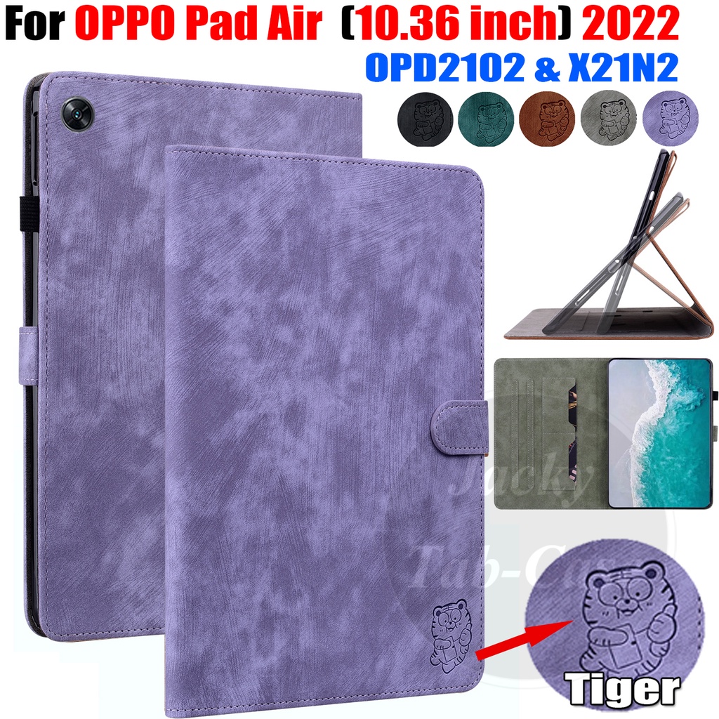 Ốp Máy Tính Bảng Da PU Lật Từ Tính Có Đế Cho OPPO Pad Air 2022 10.36 "OPD2102 X21N2