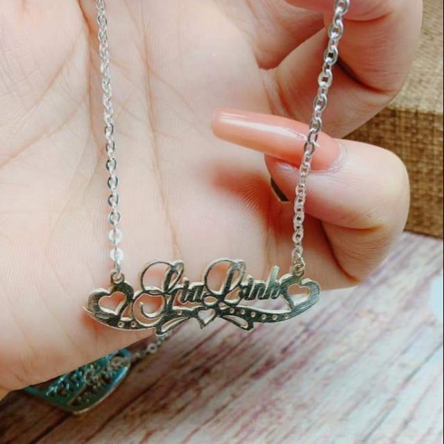 DÂY MẶT KHẮC CHỮ THEO YÊU CẦU BẠC S925