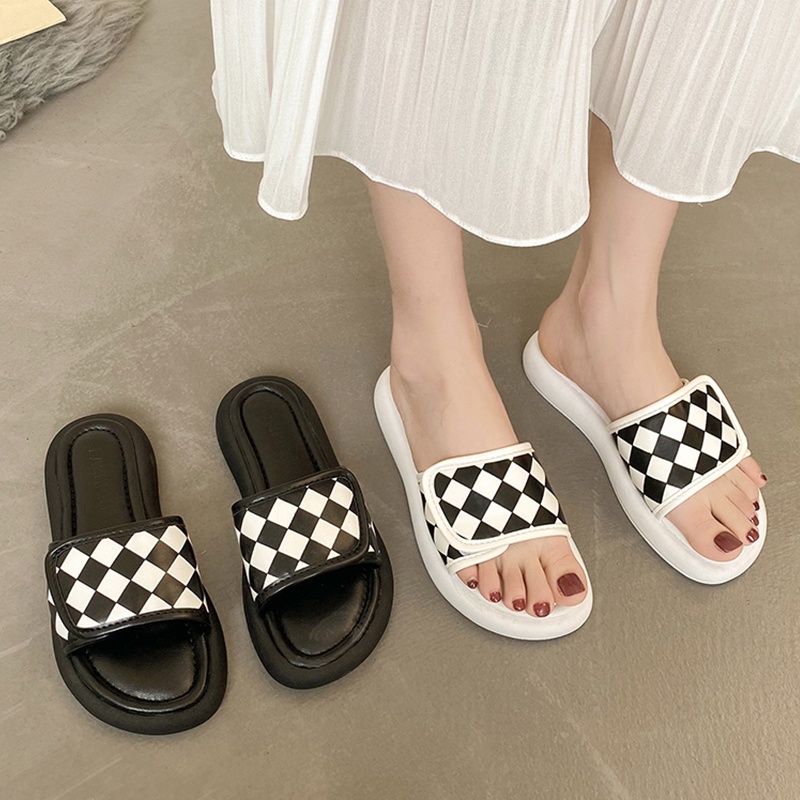 IELGY Dép Xỏ Ngón Đế Dày Mềm Mại Thoải Mái Thời Trang Cho Nữ