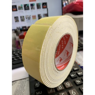 Keo 2 mặt xốp trắng