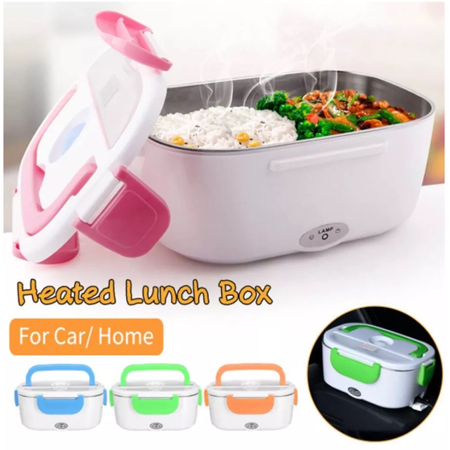 Hộp Cơm Điện Mini Cắm Điện 1.2L Đa Năng Ruột INOX hoặc Ruột Nhựa Hâm Nóng Cơm Văn Phòng Có Quai Cầm Tiện Lợi Mang Theo