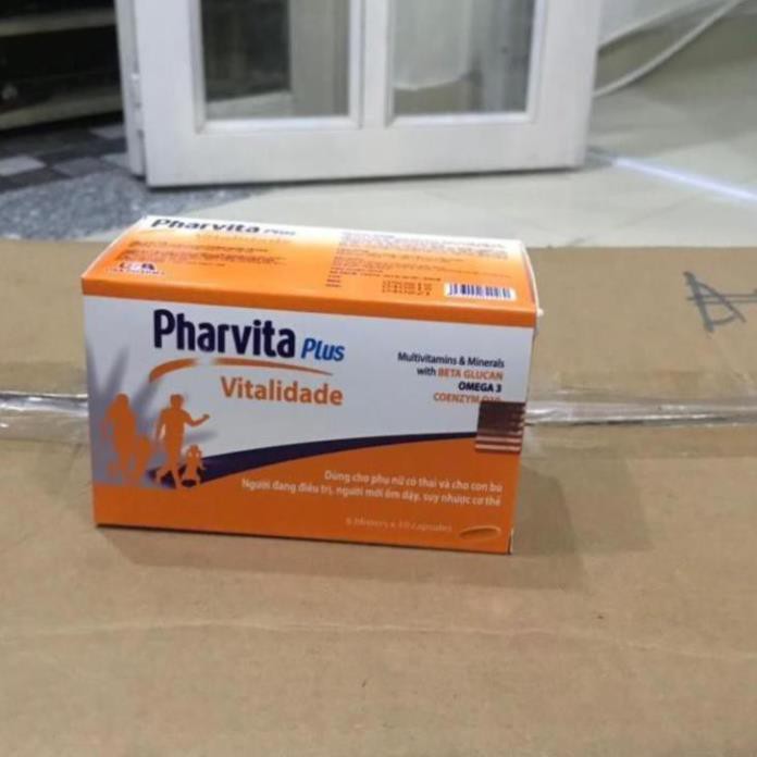 BỒI BỒ CƠ THỂ PHARVITA PLUS 60 Viên, bồi bổ cơ thể, hỗ trợ người suy nhược cơ thể | BigBuy360 - bigbuy360.vn
