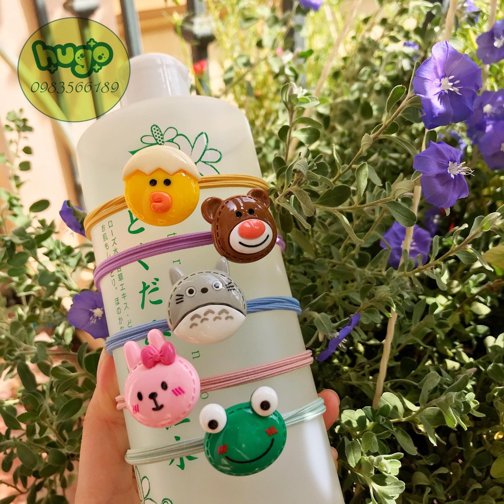 🌈Chun buộc tóc🌈dây cột tóc gấu,thỏ,mèo,vịt, ếch cực xinh-Hugo Shop