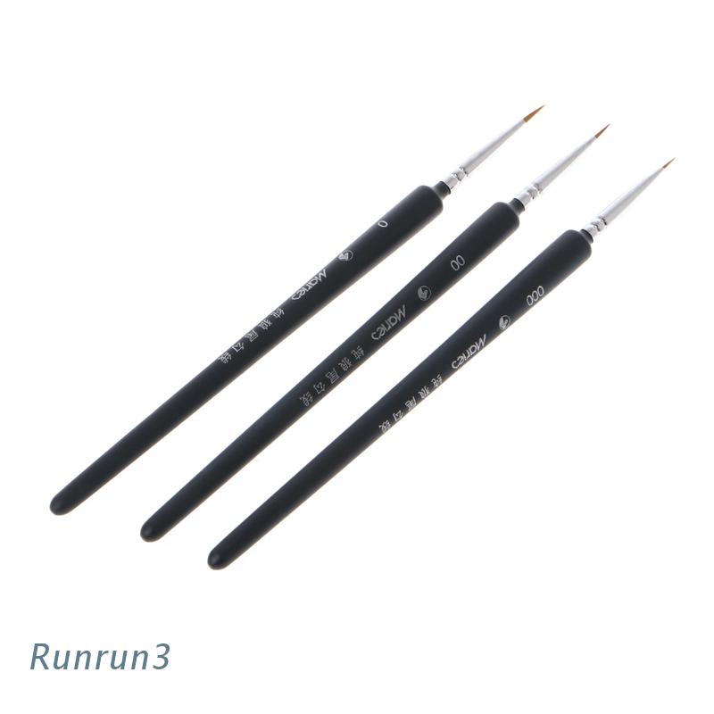 Bộ Cọ Vẽ Tranh 3 Kích Cỡ Chuyên Nghiệp