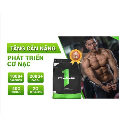 Rule 1 Mass Tăng Cân Thực Phẩm Bổ Sung Protein Tăng Cơ Tăng Cân Nhanh Rule1 Mass Gainer Túi Dùng Thử 1KG