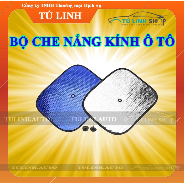 bộ che nắng ô tô hút kính, tráng nhôm cách nhiệt phản quang | BigBuy360 - bigbuy360.vn