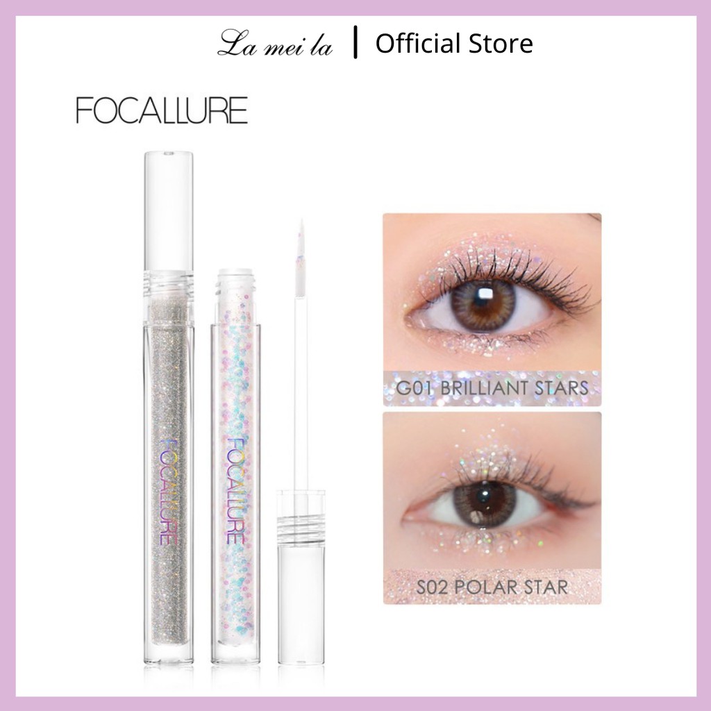 Phấn mắt dạng lỏng Focallure 5 màu ánh sao khô nhanh chống nước lâu trôi 1pc 1.5g FNM | BigBuy360 - bigbuy360.vn