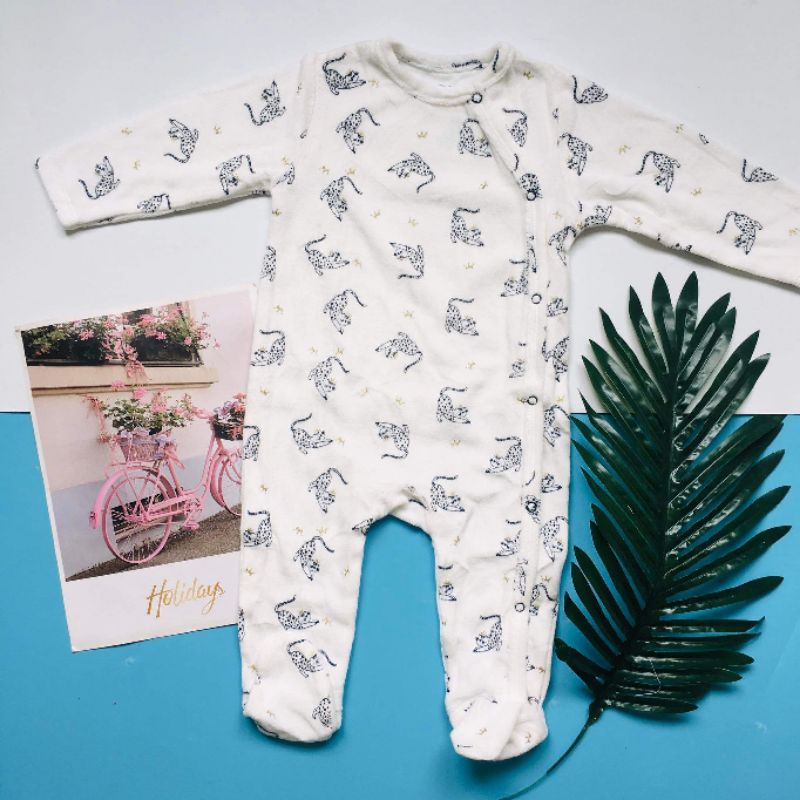 Body nỉ băng lông bé trai bé gái size 6-18m