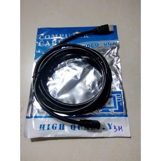 Cáp hdmi 3m tròn 4k | dây hdmi 3m