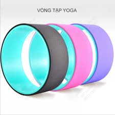 Vòng tập Yoga 33cm khung nhựa ABS bọc TPE chống trơn trượt cao cấp chính hãng