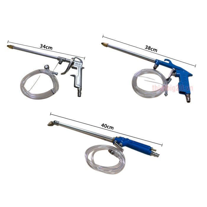 Súng xịt rửa động cơ xe hơi, lốc máy ô tô dùng khí nén GDC18