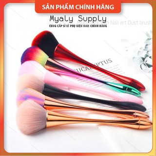 Chổi Phủi Bụi Nail Lông Mềm Cọ Phủi Bụi Nail Cán Dài