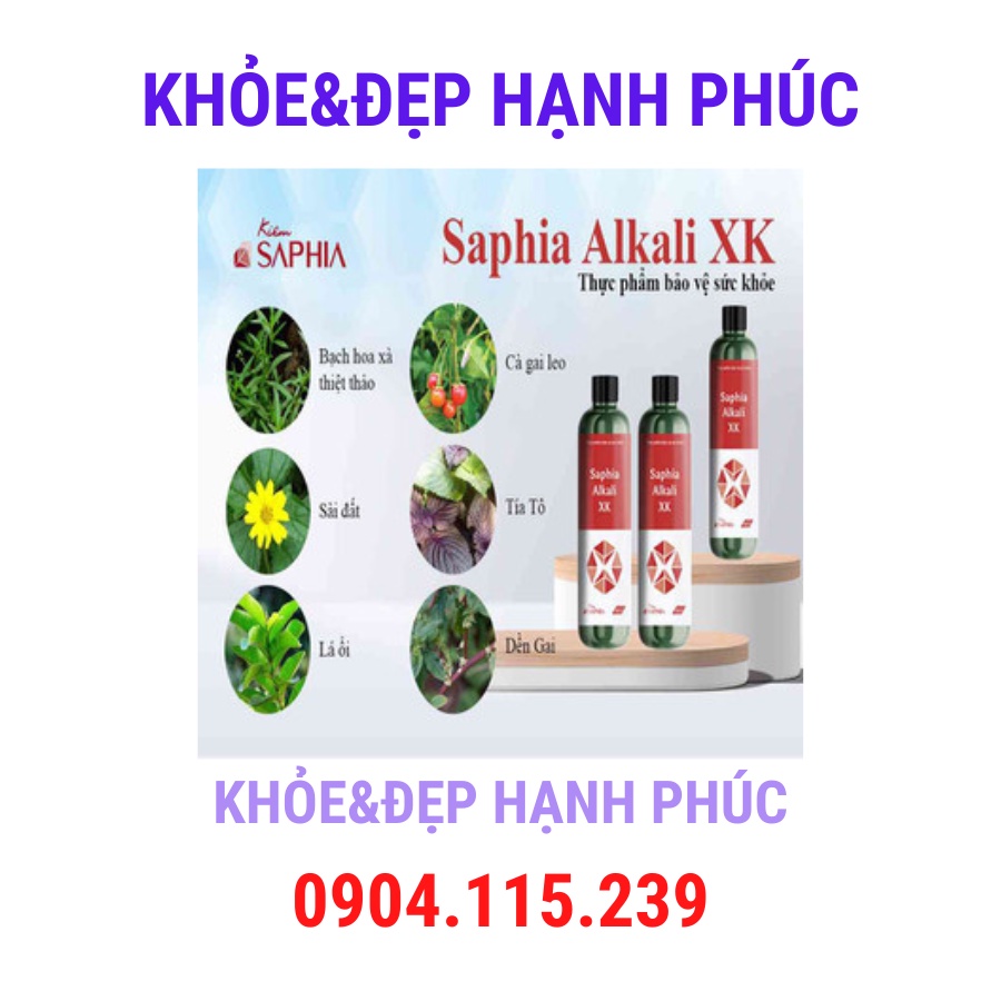 Kiềm xương khớp Saphia Alkali XK – 300 ml/chai