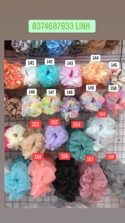 Cột tóc Scrunchie đồng giá 12k # bán hàng có tâm