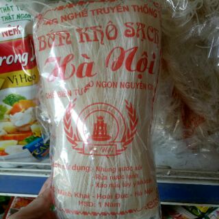 Siêu ngon bún khô sạch Hà Nội ( mì tăm) 200g