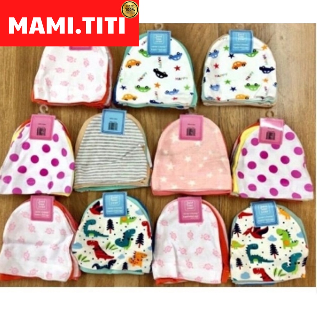 Mũ cho bé sơ sinh, Sét 5 Mũ sơ sinh cho bé Carter's - MAMI.TITI
