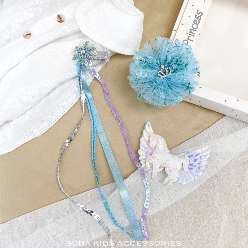 Set kẹp pony 3 chi tiết(Ảnh thật)