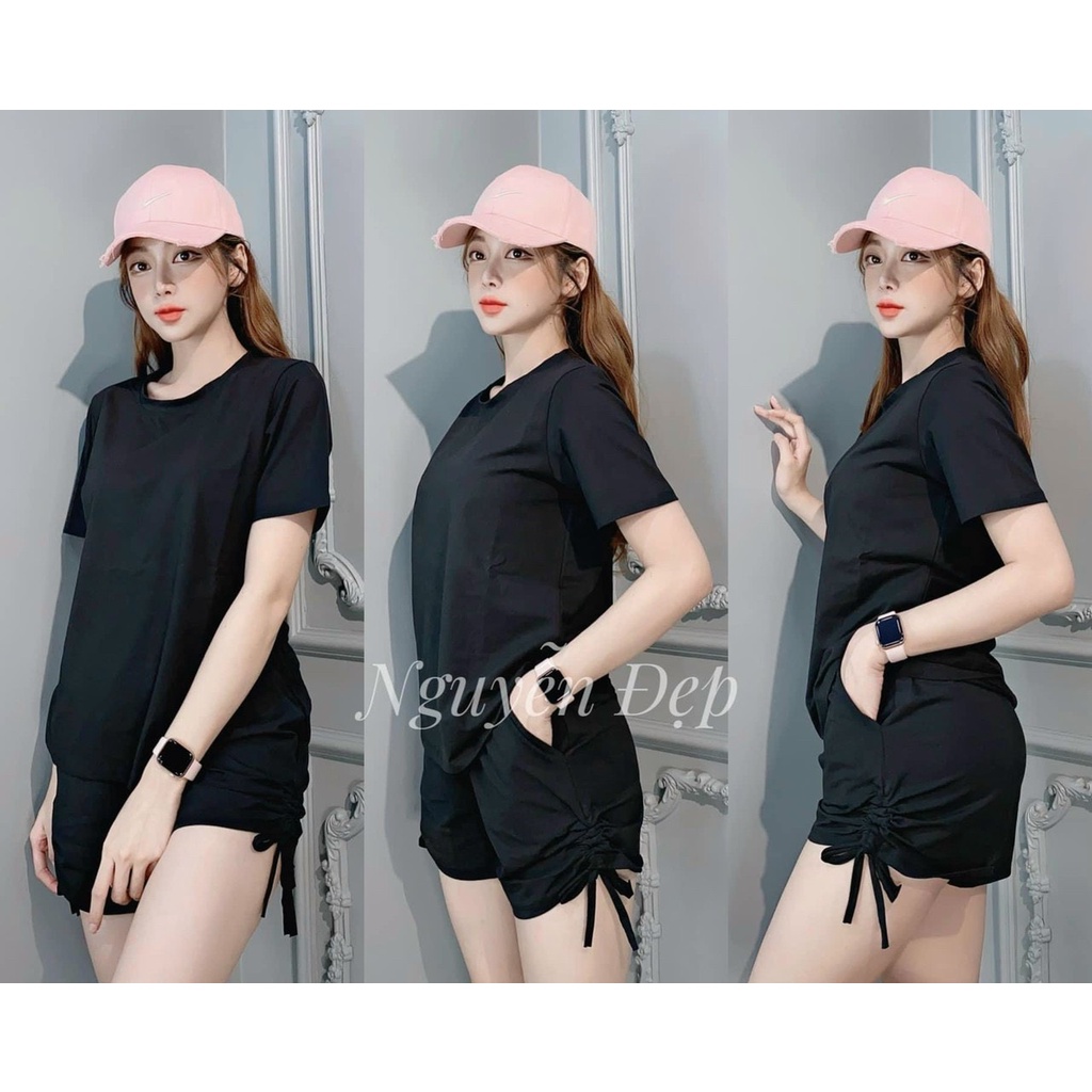 HÀNG LOẠI 1 - BỘ ĐỒ ĐÙI COTON DẦY THẤM HÚT MỒ HÔI CO DÃN TỐT