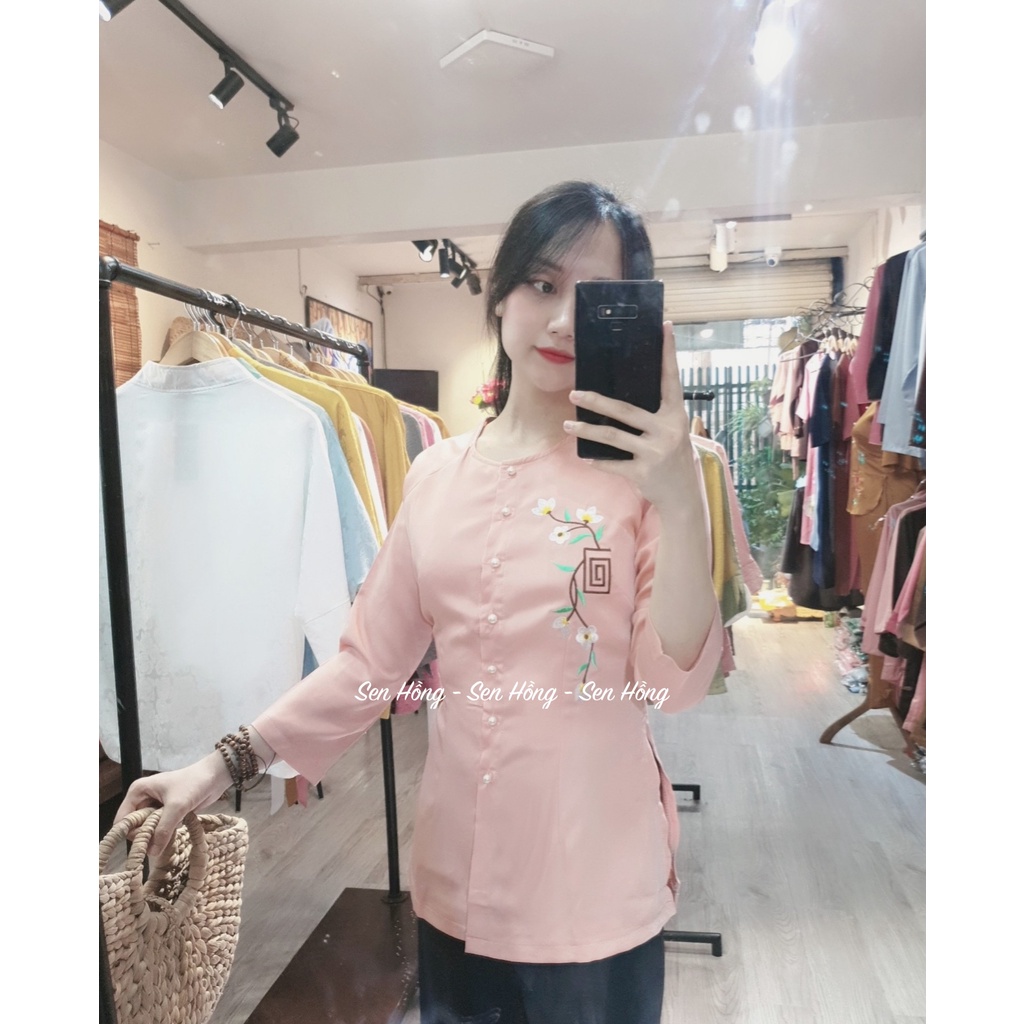 ĐỒ BÀ BA LỤA # áo quần bà ba lụa Tằm Ý mềm nhẹ dày dặn không lộ hở