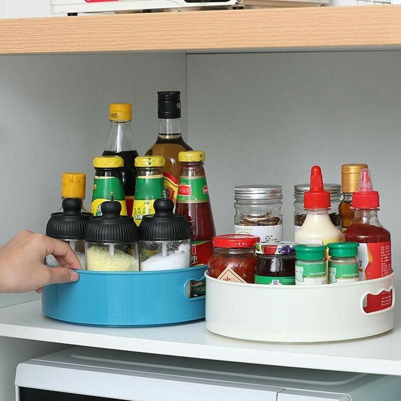 Giá Đỡ Đựng Lọ Gia Vị Đa Năng Xoay 360 Độ Chống Trượt / Thấm Nước Siêu Bền