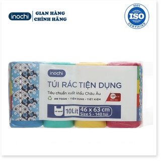 [4 Cuộn ] Túi RácTự Huỷ -màu tiện dụng Soji Dạng Cuộn Màu Đen giúp nhà trở nên gọn gàng sạch sẽ TRM