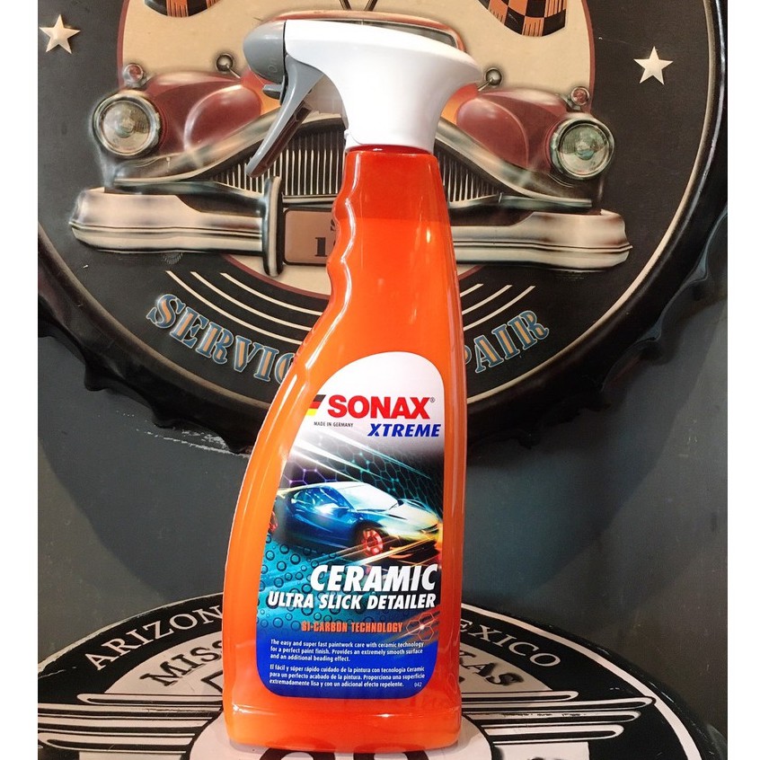 Dung Dịch Phủ Bóng Sơn xe Hiệu Ứng Lá Sen Sonax Xtreme Ceramic Ultra Slick Detailer 268400 750ml chamsocxestore