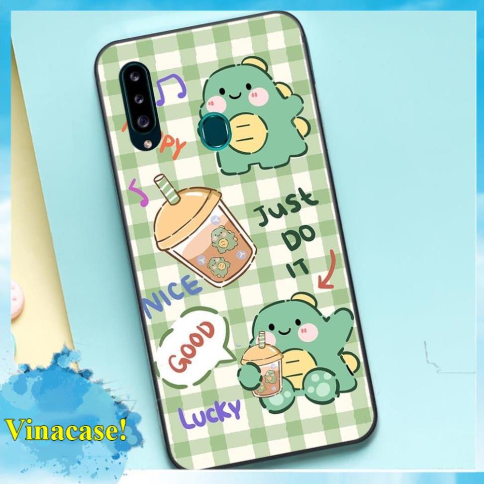Ốp lưng Samsung Galaxy A20S - A21S in hình khủng long cute