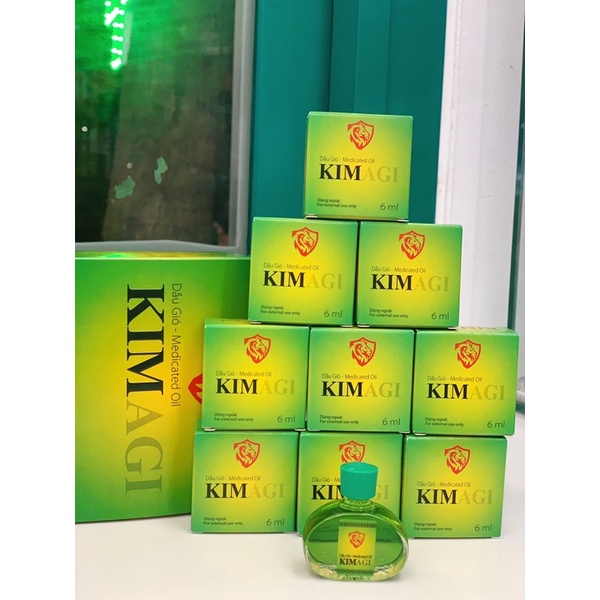 Dầu gió Kim Agi Hương thơm dịu nhẹ thư giãn - Chai 6ml