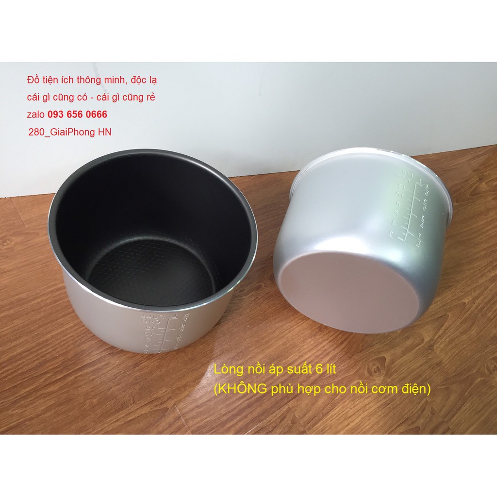 Lòng nồi áp suất đa năng chống dính – Ruột nồi áp suất điện chống dính 6 lít | BigBuy360 - bigbuy360.vn
