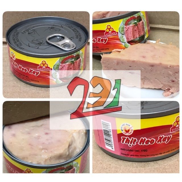 Thịt heo say  170g