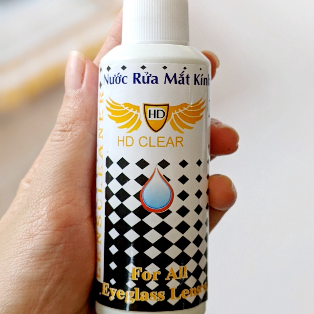 Nước lau kính mắt, nước lau tròng kính
