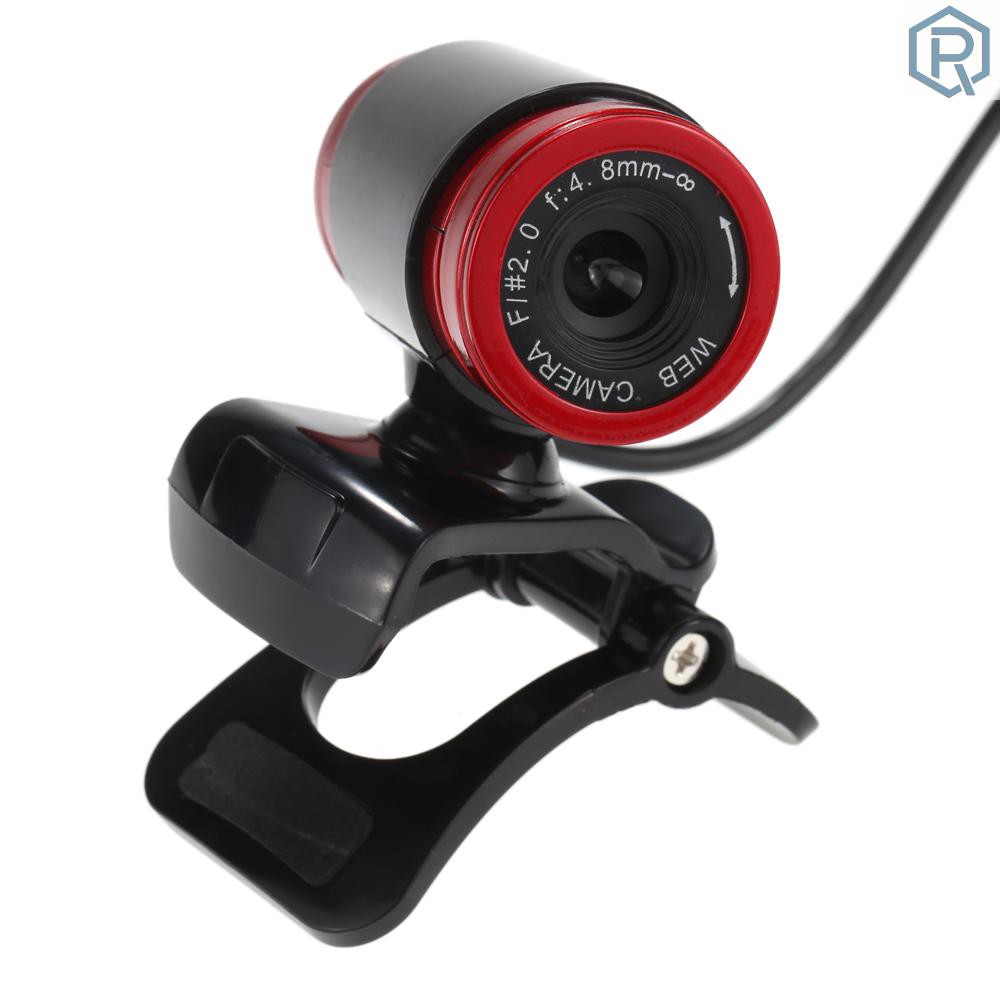 Webcam USB 2.0 50 Megapixel HD Có Mic Kẹp Xoay 360 Độ Cho Máy Tính Để Bàn/Laptop