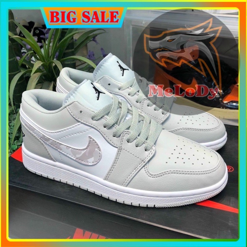 [ JD low 1 camo cổ thấp ] giày thể thao nam nữ 1/1