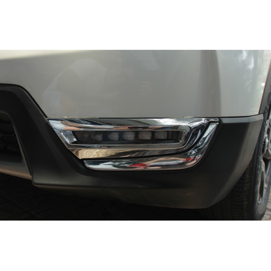 Ốp Viền Đèn Gầm Trước Sau Honda CRV 2018-2021 Mạ crom