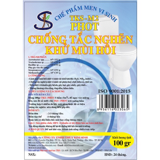 TKS - PHOT: Khử Mùi Hôi, Thông Thoáng Cầu Cống